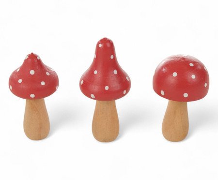 Jogo de Adorno Decorativo Tiny Mushrooms | Westwing