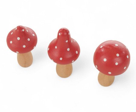 Jogo de Adorno Decorativo Tiny Mushrooms | Westwing