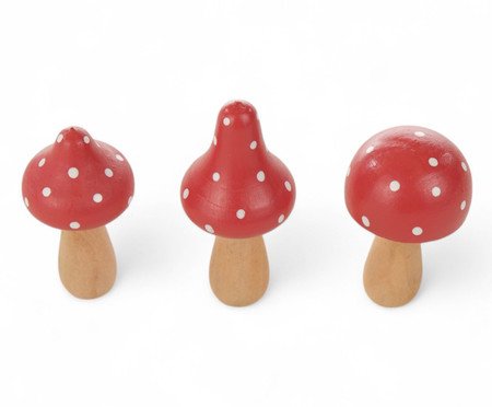 Jogo de Adorno Decorativo Tiny Mushrooms | Westwing