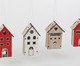Jogo de Enfeite de Árvore de Natal Little Houses, red | WestwingNow