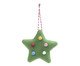 Enfeite de Árvore de Natal Estrela Poá Colorido, green | WestwingNow
