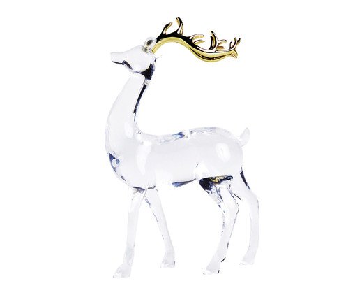 Adorno Decorativo Cervo Rise, transparent | WestwingNow