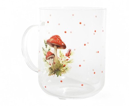 Caneca Natalina Cogumelos Poá | Westwing