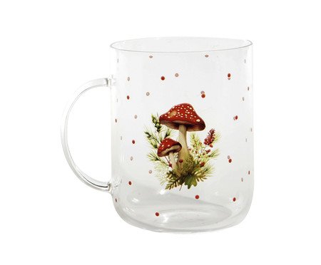 Caneca Natalina Cogumelos Poá | Westwing