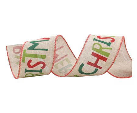 Fita Natalina Merry Christmas Colorido | Westwing