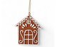 Enfeite de Árvore de Natal Casa Gingerbread, beige | WestwingNow