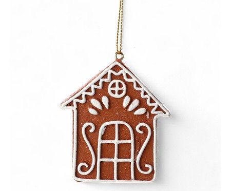 Enfeite de Árvore de Natal Casa Gingerbread | Westwing
