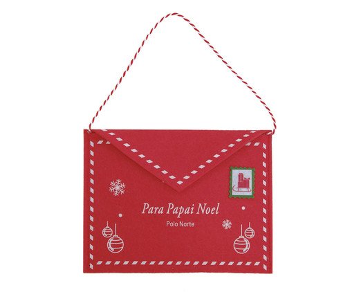 Adorno Decorativo Carinha Papai Noel Vermelho, red | WestwingNow