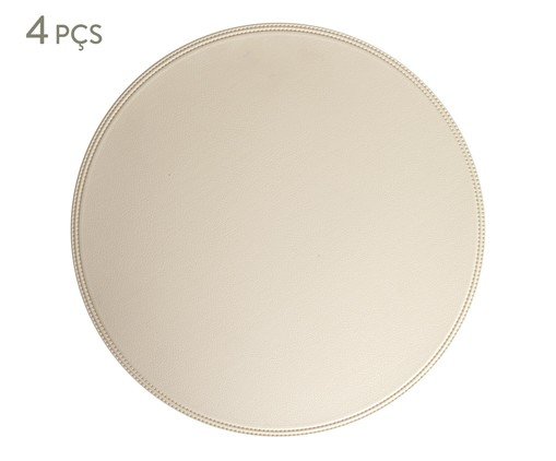 Jogo de Lugar Americano Droit Creme, beige | WestwingNow