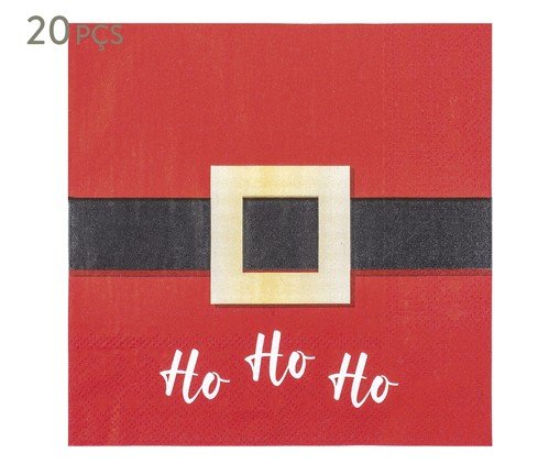 Guardanapo de Papel HOHOHO Vermelho, multicolor | WestwingNow