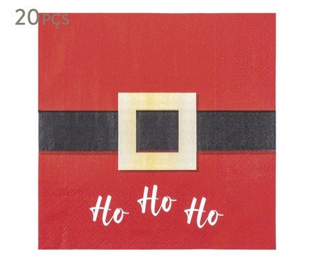 Guardanapo de Papel HOHOHO Vermelho | Westwing