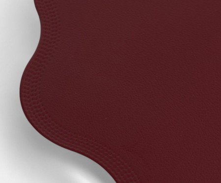 Jogo de Lugar Americano Waves Vermelho Escuro | Westwing