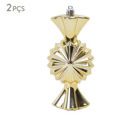 Enfeite de Árvore de Natal Candy Dourado | Westwing