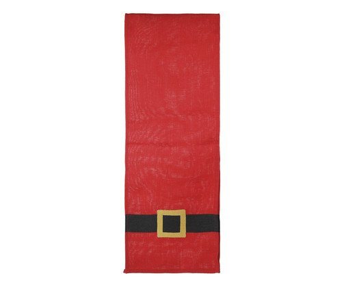 Caminho de Mesa Natalina Santa Claus, red | WestwingNow