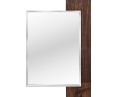 Espelho de Parede com Moldura Emil Marrom - 60x90cm | WestwingNow