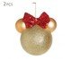Jogo de Bolas Natalinas Minnie Dourado, gold | WestwingNow