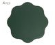 Jogo de Lugar Americano Waves Verde Escuro, green | WestwingNow