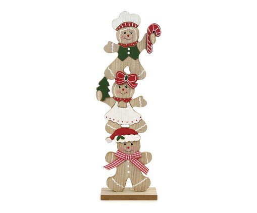 Adorno Decorativo Trio Gingerbread, multicolor | WestwingNow