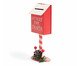 Adorno Natalino Caixa de Correio Folha e Fruta, red | WestwingNow