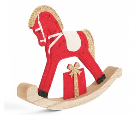 Adorno Decorativo Cavalo de Balanço Shinny | Westwing