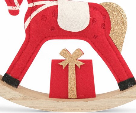 Adorno Decorativo Cavalo de Balanço Shinny | Westwing
