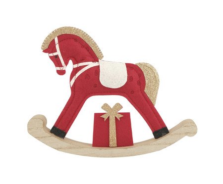 Adorno Decorativo Cavalo de Balanço Shinny | Westwing