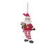 Enfeite de Árvore de Natal Papai Noel Candy Cane, red | WestwingNow
