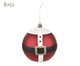 Jogo de Bolas Natalinas Santa Claus, red | WestwingNow