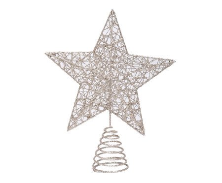 Ponteira de Árvore de Natal Star Champagne | Westwing