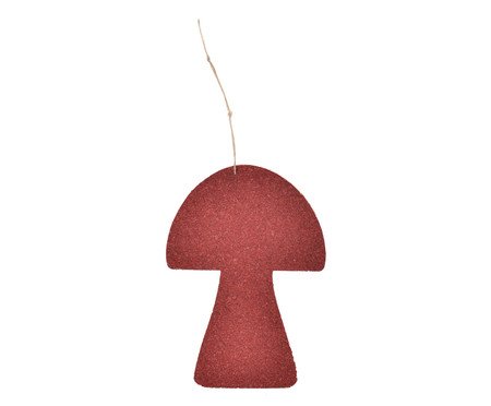 Enfeite de Pendurar Cogumelo Vermelho