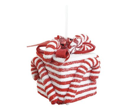 Enfeite de Pendurar Caixa de Presente Candy Cane | Westwing