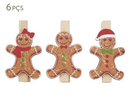 Prendedor Decorativo Gingerbread | Westwing