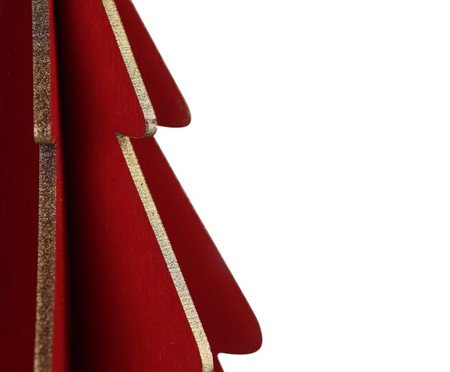 Enfeite de Árvore de Natal Árvore Minimalista Vermelho | Westwing