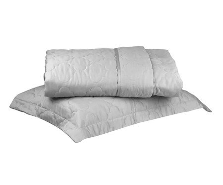 Jogo de Cobre-Leito Acetinado Platine Cinza 300 Fios | Westwing