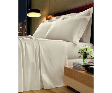 Jogo de Lençol Platine Pérola | Westwing