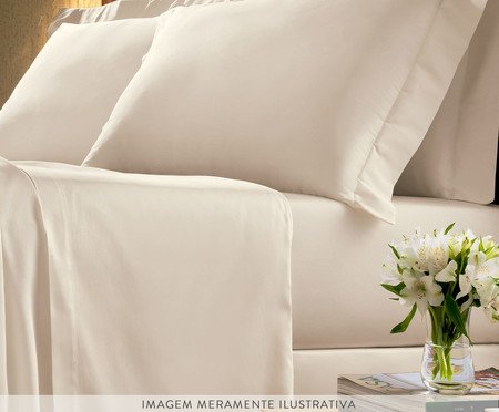 Jogo de Lençol Platine Pérola | Westwing