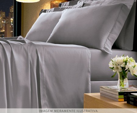 Jogo de Lençol Platine Cinza | Westwing