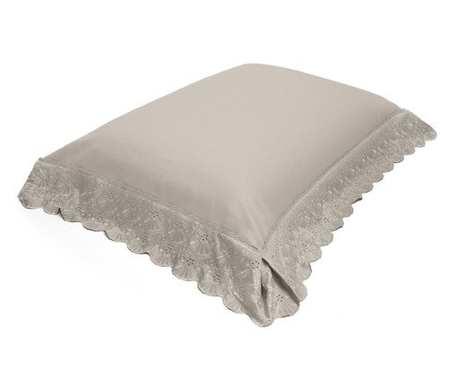 Fronha Melody Cris Fendi 230 Fios, beige | WestwingNow