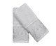 Jogo de Toalhas Social Cristal Roma Prata, grey | WestwingNow