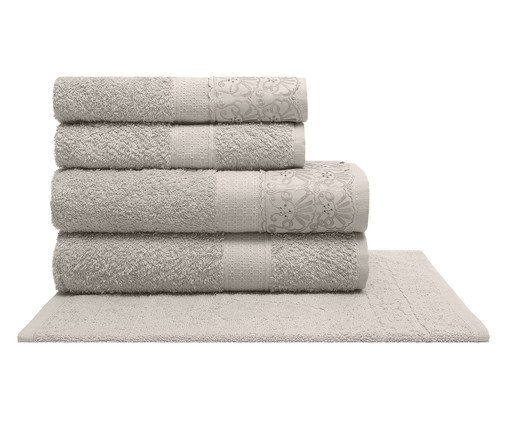 Jogo de Toalhas Melody Cris Fendi, beige | WestwingNow