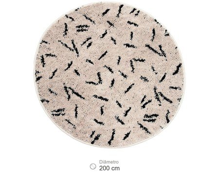 Tapete Redondo Fluf | Westwing