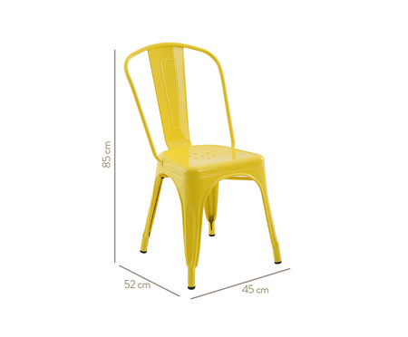 Cadeira de Aço Iron - Amarela | WestwingNow