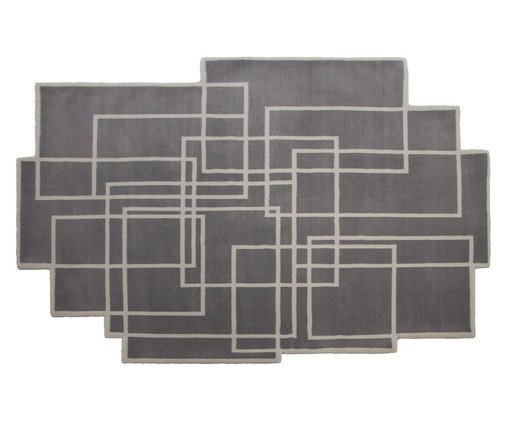 Tapete Sala Linhas Noise, grey | WestwingNow