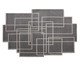 Tapete Sala Linhas Noise, grey | WestwingNow
