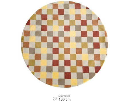 Tapete Moriah Coleção Infantil Alegria Abracadabra - 150X150cm | Westwing