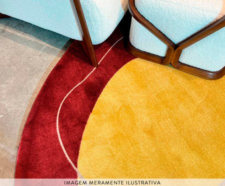 Tapete Sala Orgânico Modernist Gold | Westwing