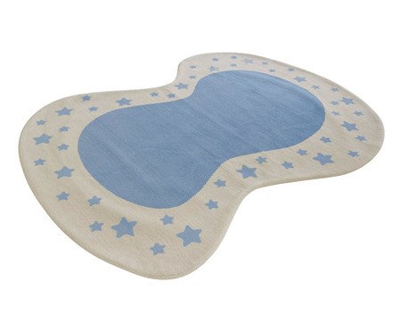 Tapete Infatil Orgânico Brincadeira Azul | Westwing