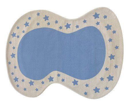 Tapete Infatil Orgânico Brincadeira Azul | Westwing