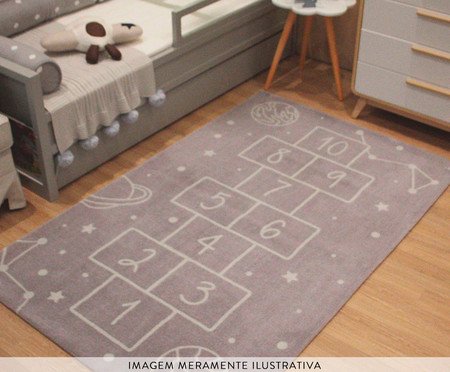 Tapete Infatil Amarelinha Espacial | Westwing