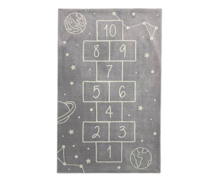 Tapete Infatil Amarelinha Espacial | Westwing